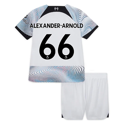 Dres Liverpool Alexander-Arnold #66 Gostujuci za djecu 2022-23 Kratak Rukav (+ kratke hlače)